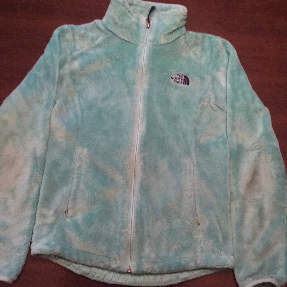 North face fuzzy jacket